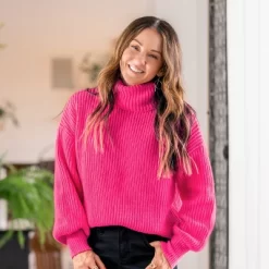 Women's Chunky Knit Turtleneck Long Sleeve Sweater - Cupshe -Cupshe GUEST 32c994e3 8418 437d 9369 07bd7c441290