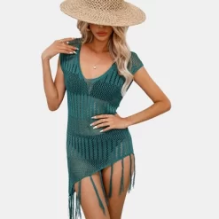Women's Crochet Tassel Swim Cover Up Dress - Cupshe -Cupshe GUEST 51f734e5 879b 428a 9515 810d8bb79a73