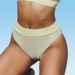 Women's Banded High Waist Bikini Bottom - Cupshe -Cupshe GUEST 53d6879c c096 4cfe a275 f30cad3ba7fc
