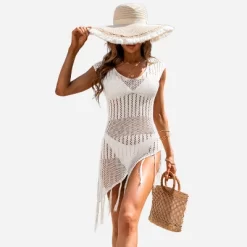 Women's Crochet Tassel Swim Cover Up Dress - Cupshe -Cupshe GUEST 681c84b0 48e9 4619 ba99 d4da3a735888