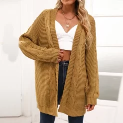 Women's Colorart Chunky Knit Longline Cardigan - Cupshe -Cupshe GUEST 7ec07072 6094 4957 a831 c5c95c0d5ef1