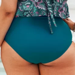 Women's Plus Size High Waist Bikini Bottom - Cupshe -Cupshe GUEST 8e240365 3920 4379 b36e 63c0039e5bba
