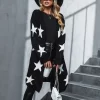 Women's Star Print Longline Cardigan - Cupshe -Cupshe GUEST a2cf8404 5c14 4917 90ef d6f2fb3b3ef4