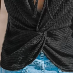 Women‘s Ribbed Knit Backless Tank Top - Cupshe